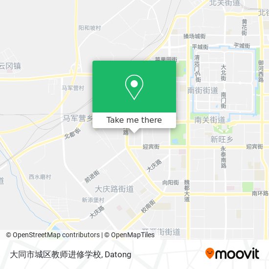 大同市城区教师进修学校 map