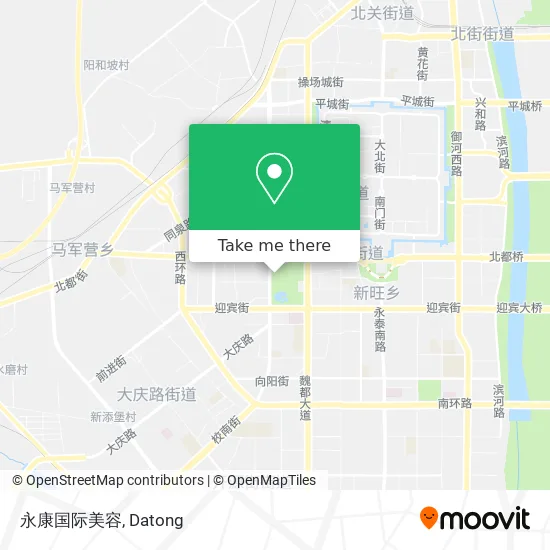 永康国际美容 map