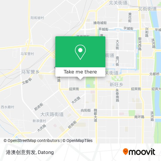 港澳创意剪发 map