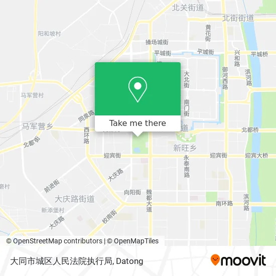 大同市城区人民法院执行局 map