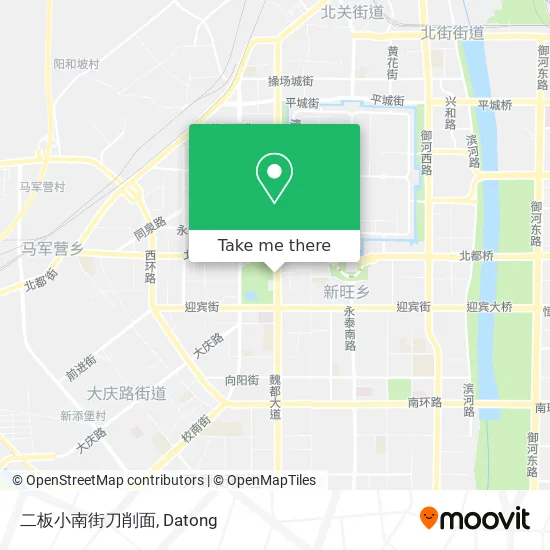 二板小南街刀削面 map