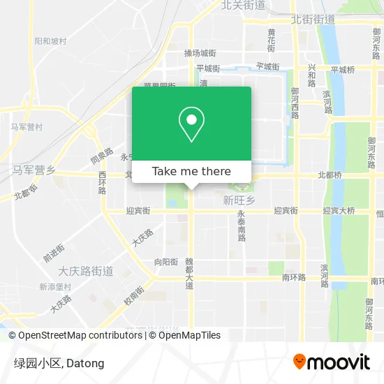 绿园小区 map
