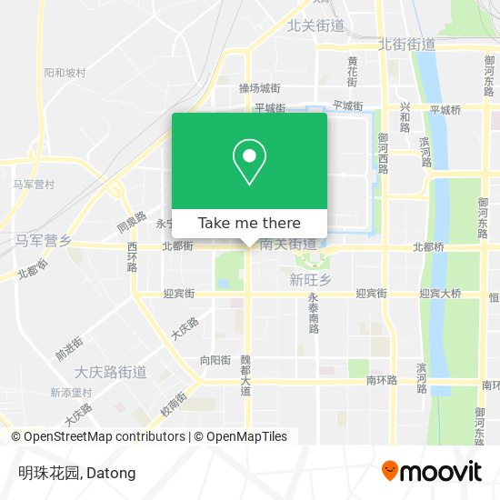 明珠花园 map