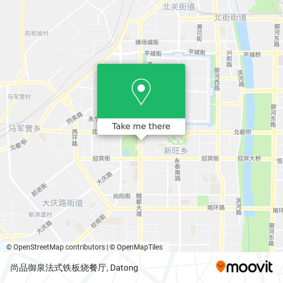尚品御泉法式铁板烧餐厅 map