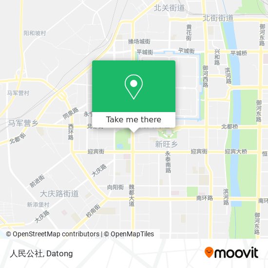 人民公社 map