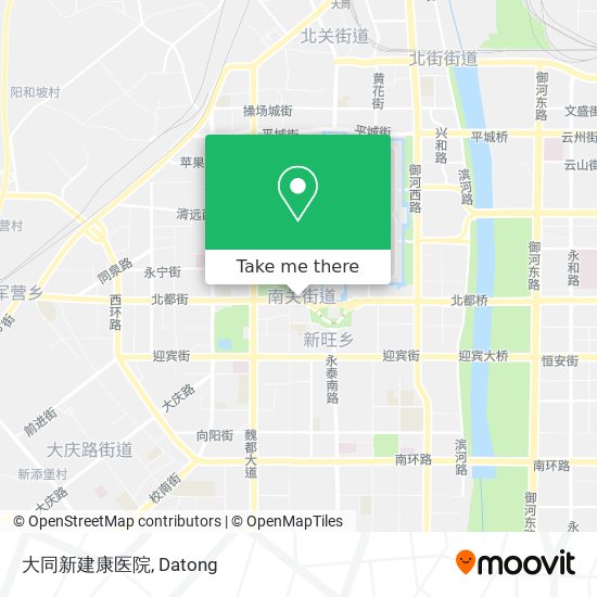 大同新建康医院 map