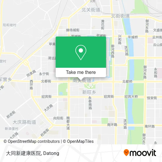 大同新建康医院 map