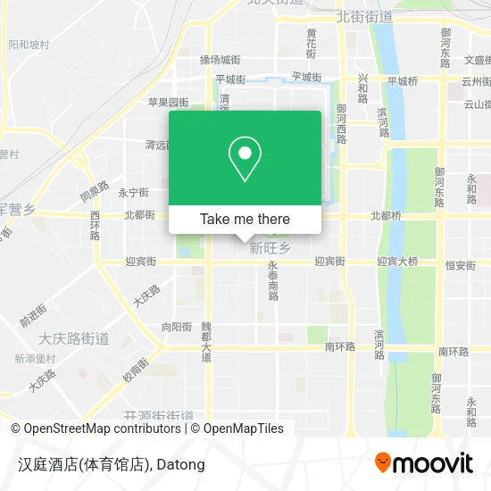 汉庭酒店(体育馆店) map