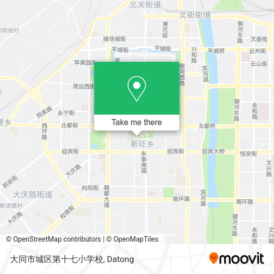 大同市城区第十七小学校 map