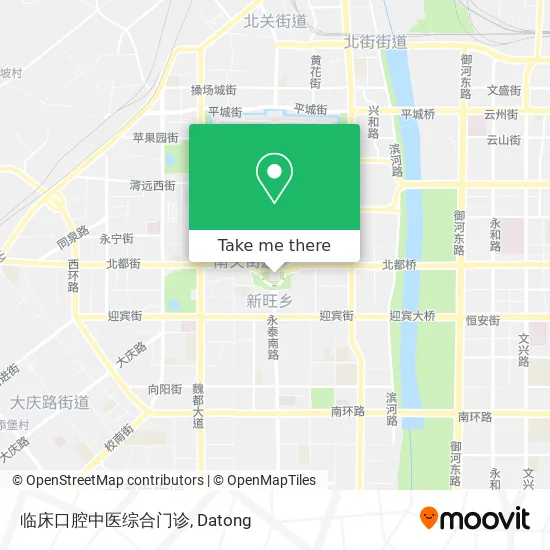 临床口腔中医综合门诊 map