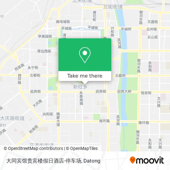 大同宾馆贵宾楼假日酒店-停车场 map
