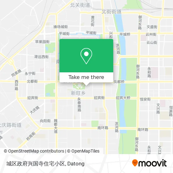 城区政府兴国寺住宅小区 map