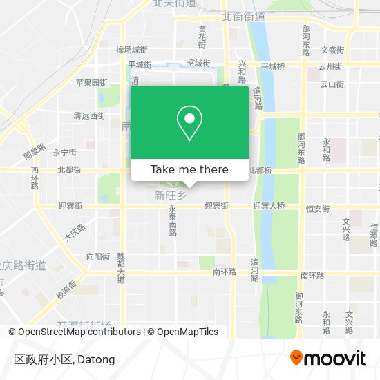 区政府小区 map