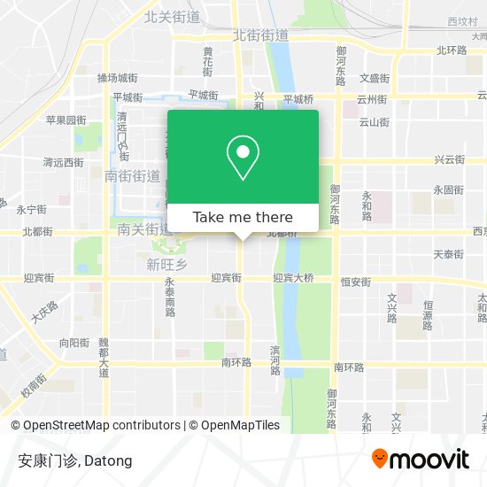 安康门诊 map