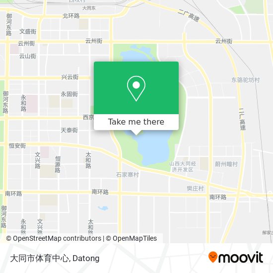 大同市体育中心 map