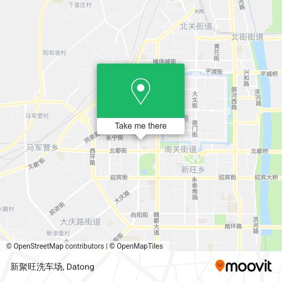 新聚旺洗车场 map