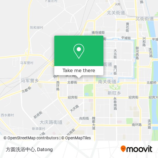 方圆洗浴中心 map