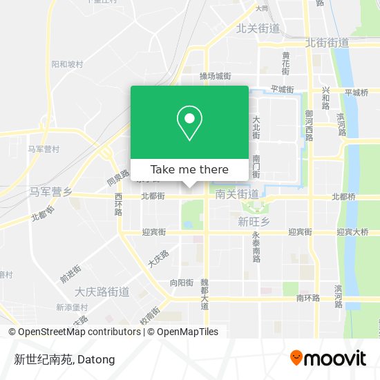 新世纪南苑 map