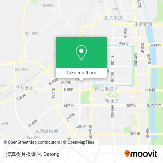 清真得月楼饭店 map