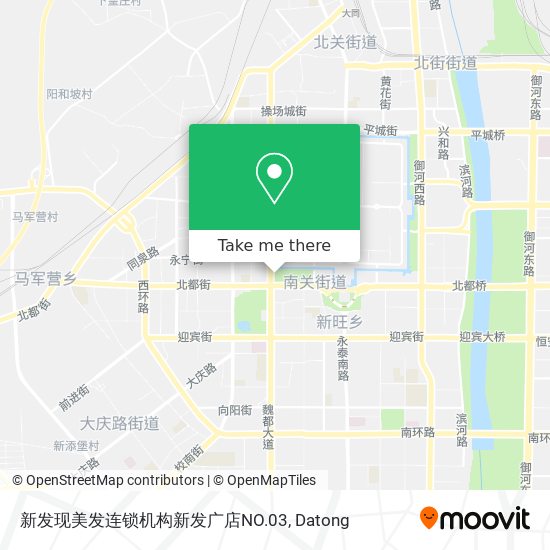 新发现美发连锁机构新发广店NO.03 map