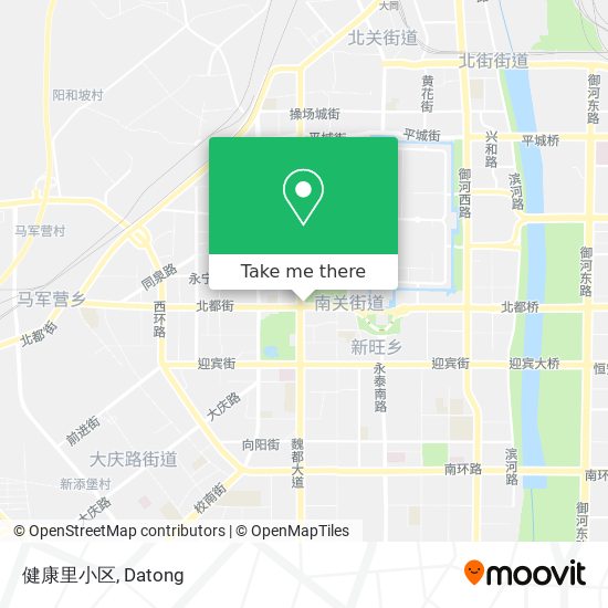 健康里小区 map