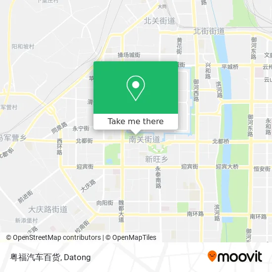 粤福汽车百货 map