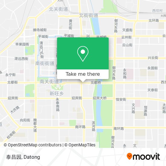 泰昌园 map