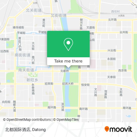 北都国际酒店 map