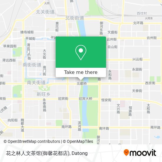 花之林人文茶馆(御馨花都店) map