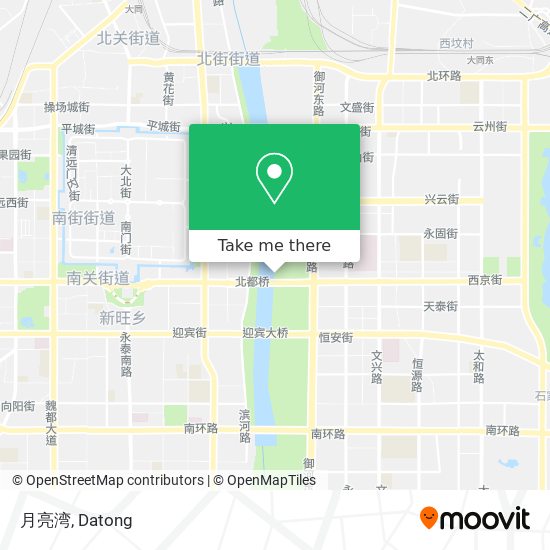月亮湾 map