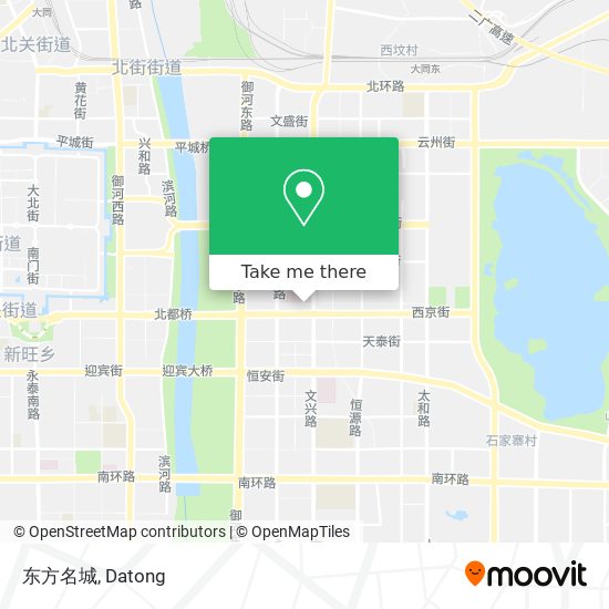东方名城 map