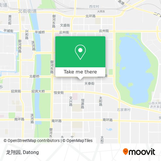 龙翔园 map