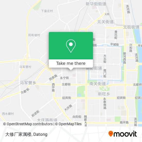 大修厂家属楼 map