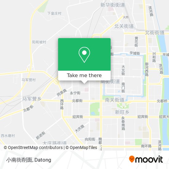 小南街削面 map