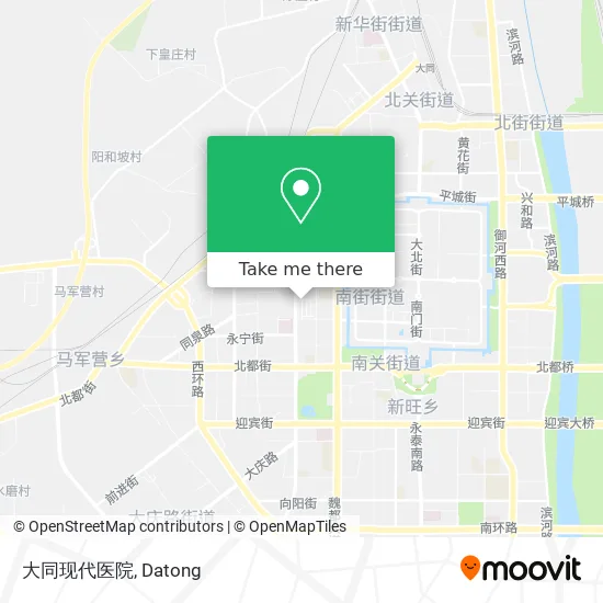大同现代医院 map