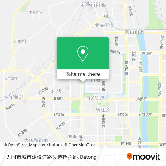 大同市城市建设道路改造指挥部 map