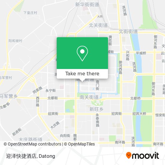 迎泽快捷酒店 map