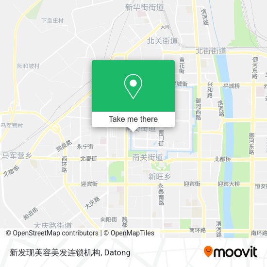 新发现美容美发连锁机构 map