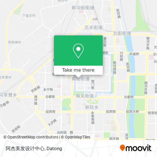 阿杰美发设计中心 map