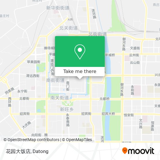 花园大饭店 map