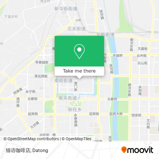 猫语咖啡店 map