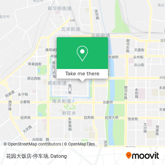 花园大饭店-停车场 map