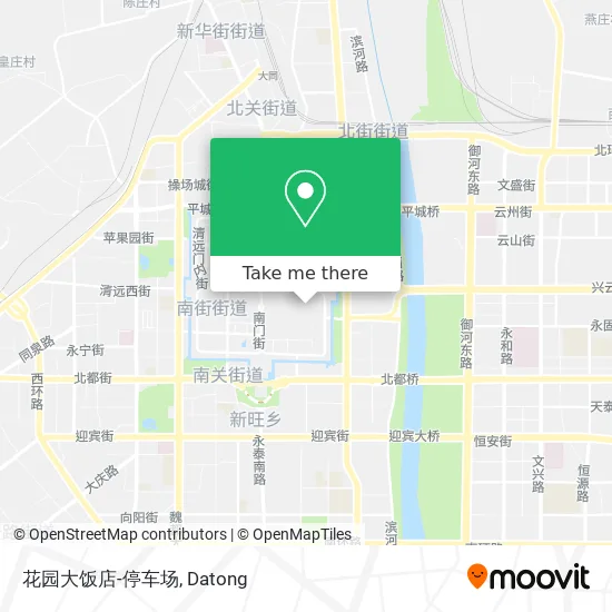 花园大饭店-停车场 map