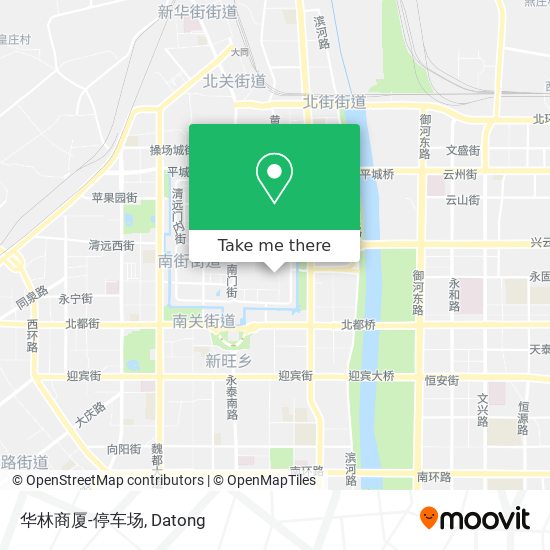 华林商厦-停车场 map