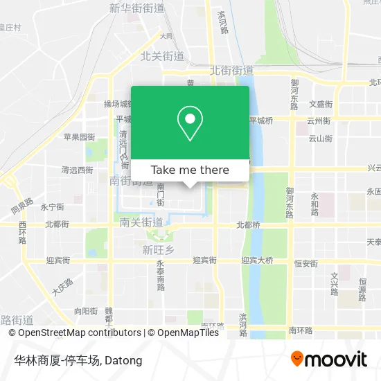 华林商厦-停车场 map