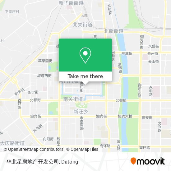 华北星房地产开发公司 map