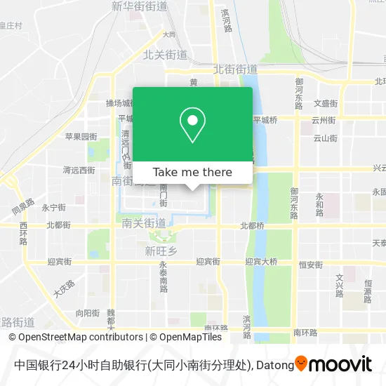 中国银行24小时自助银行(大同小南街分理处) map