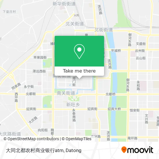 大同北都农村商业银行atm map