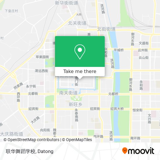 联华舞蹈学校 map