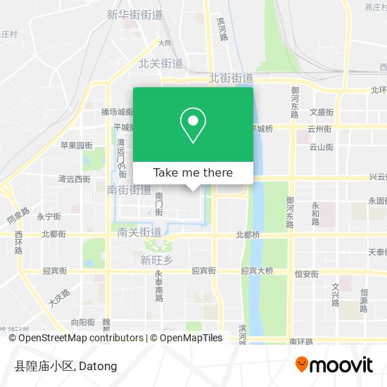 县隍庙小区 map
